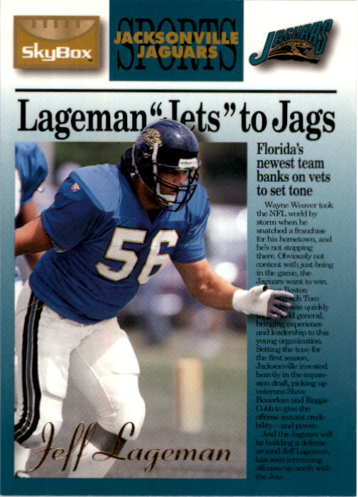 1995 SkyBox Premium #59 Jeff Lageman