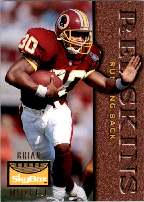 1993 Skybox Premium # 191 Mint Football Card Brian Mitchell Washington Redskins