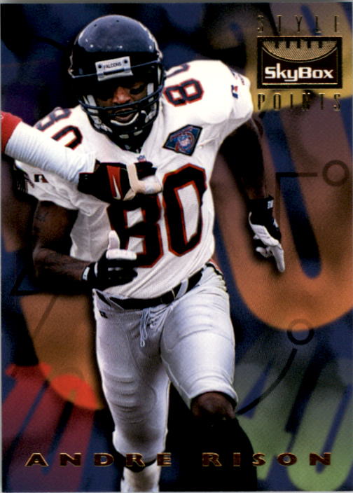 1995 SkyBox Premium #145 Andre Rison/E.Turner