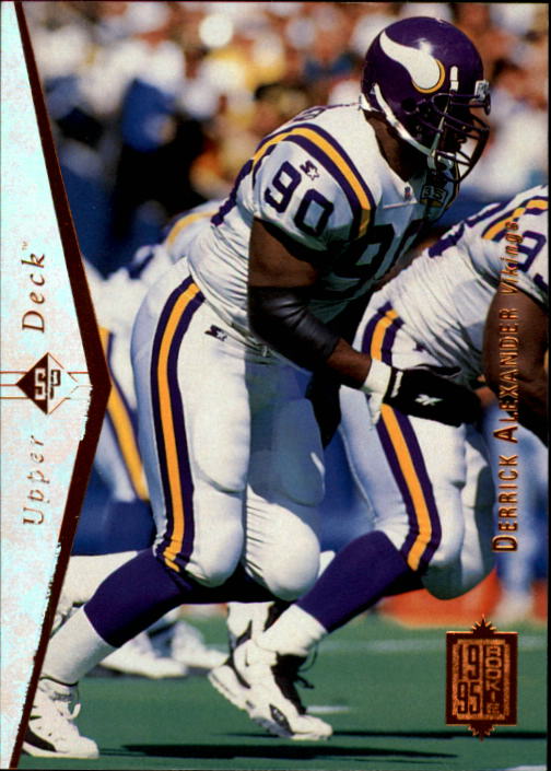 1995 SP #63 Derrick Alexander DE RC