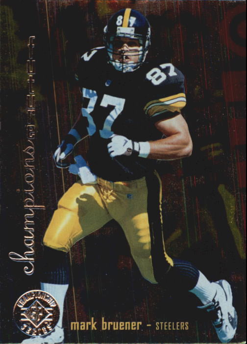 Mark Bruener autographed football card (Pittsburgh Steelers) 1995