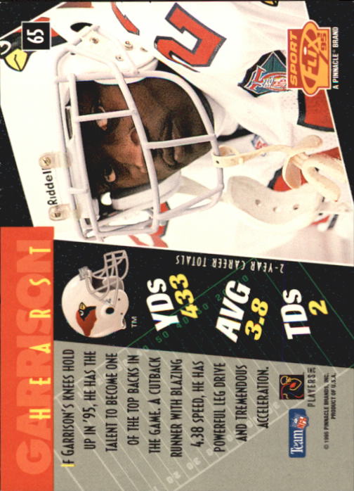 1995 Sportflix #65 Garrison Hearst back image