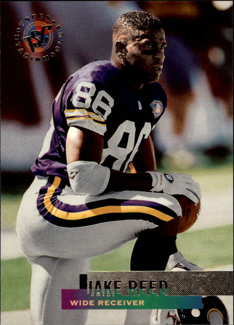 Jake Reed autographed Football Card (Minnesota Vikings) 1991 Pro Set Draft  Choice #797