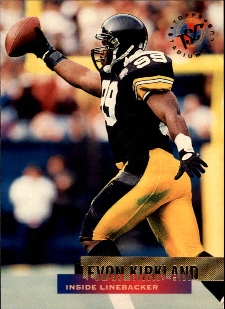 1995 Stadium Club #343 Levon Kirkland - Steelers - NM-MT