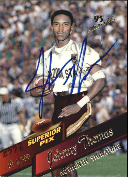 1995 Superior Pix Autographs #32 Johnny Thomas/6500