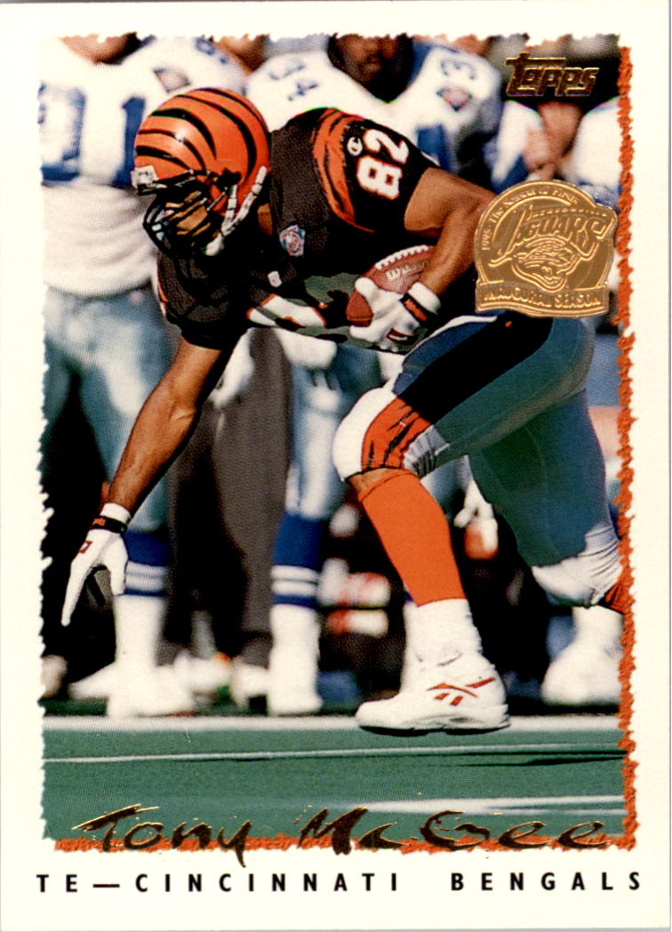 1995 Flair Tony McGee NFL #39 Cincinnati Bengals