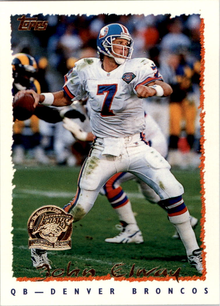 1995 Topps Factory Jaguars #400 John Elway