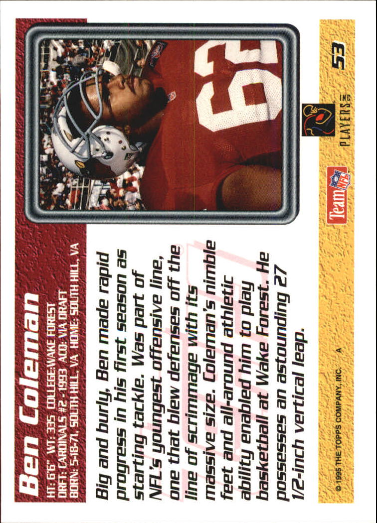 B5903- 1995 Topps Fabrik Panthers Fb Karten 1-250 -du Pick- 15 + Gratis US - Bild 97 von 483