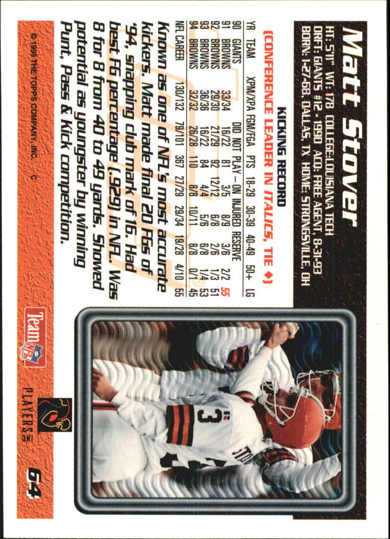 B5903- 1995 Topps Fabrik Panthers Fb Karten 1-250 -du Pick- 15 + Gratis US - Bild 119 von 483