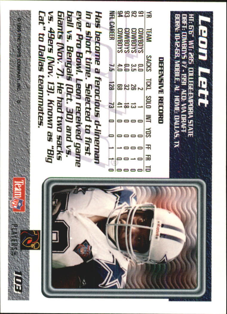 B5903- 1995 Topps Fabrik Panthers Fb Karten 1-250 -du Pick- 15 + Gratis US - Bild 197 von 483