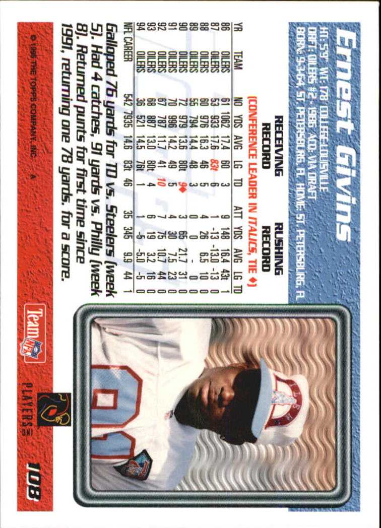 B5903- 1995 Topps Fabrik Panthers Fb Karten 1-250 -du Pick- 15 + Gratis US - Bild 207 von 483