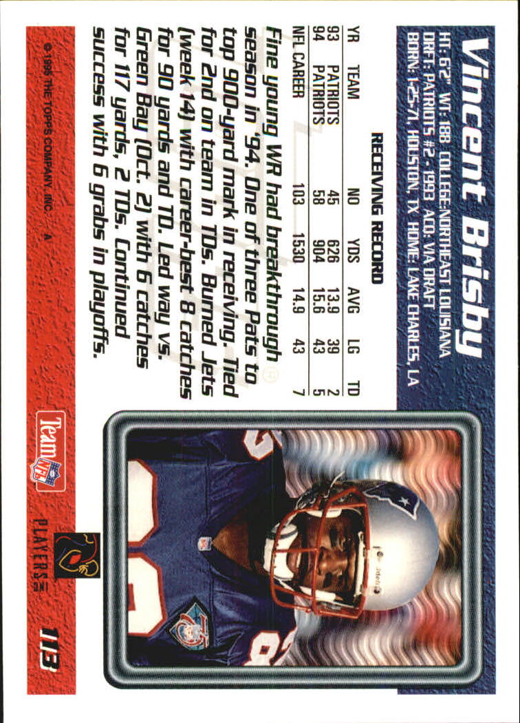 B5903- 1995 Topps Fabrik Panthers Fb Karten 1-250 -du Pick- 15 + Gratis US - Bild 217 von 483
