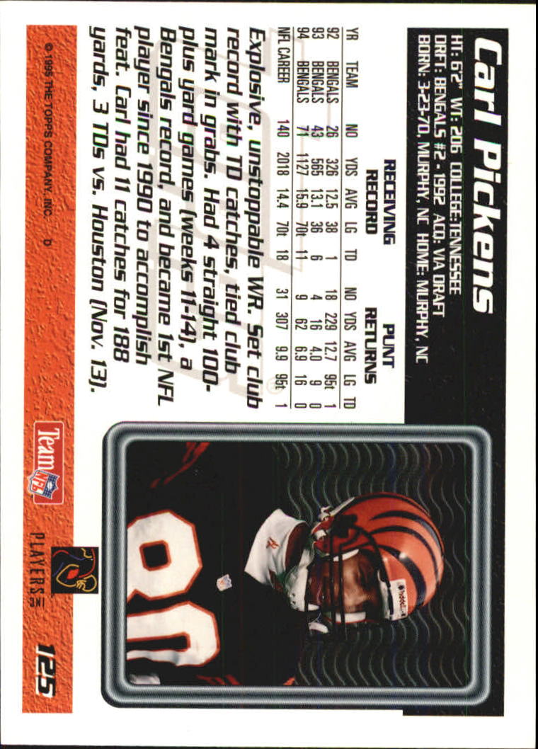 B5903- 1995 Topps Fabrik Panthers Fb Karten 1-250 -du Pick- 15 + Gratis US - Bild 241 von 483