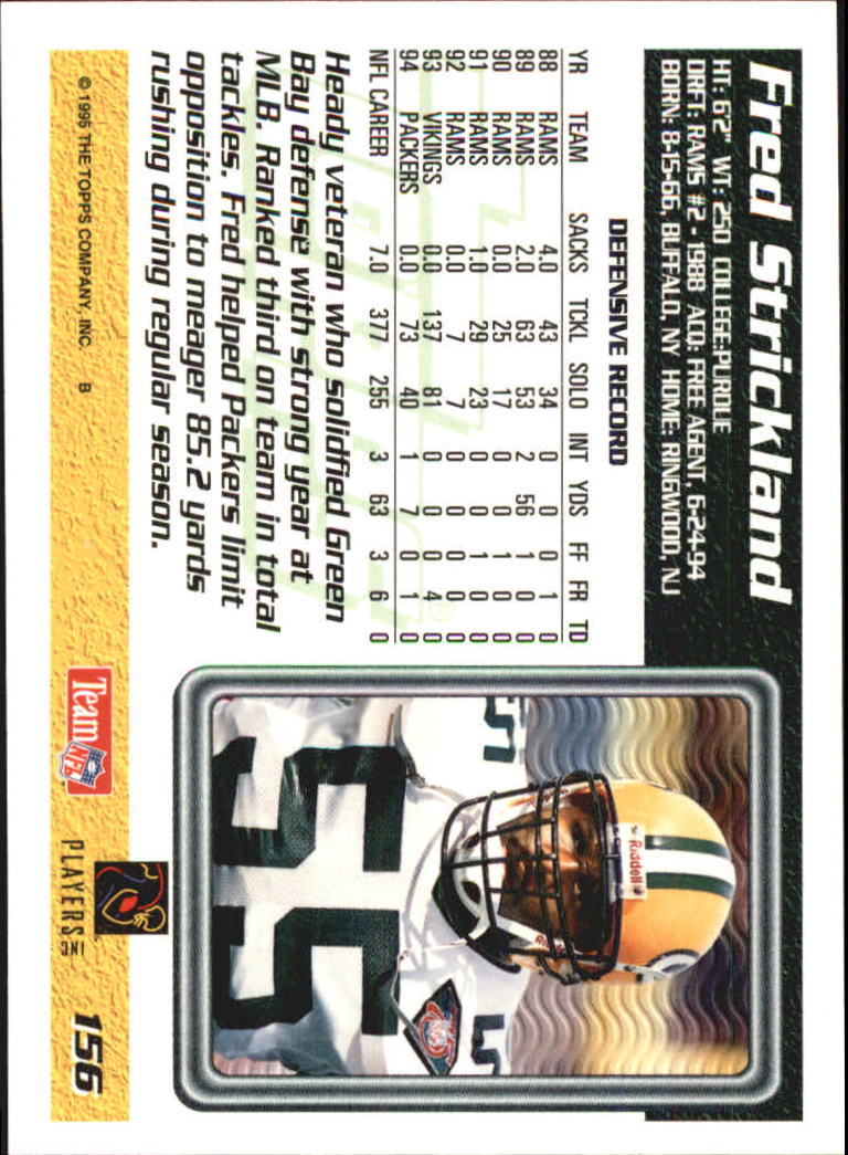 B5903- 1995 Topps Fabrik Panthers Fb Karten 1-250 -du Pick- 15 + Gratis US - Bild 301 von 483