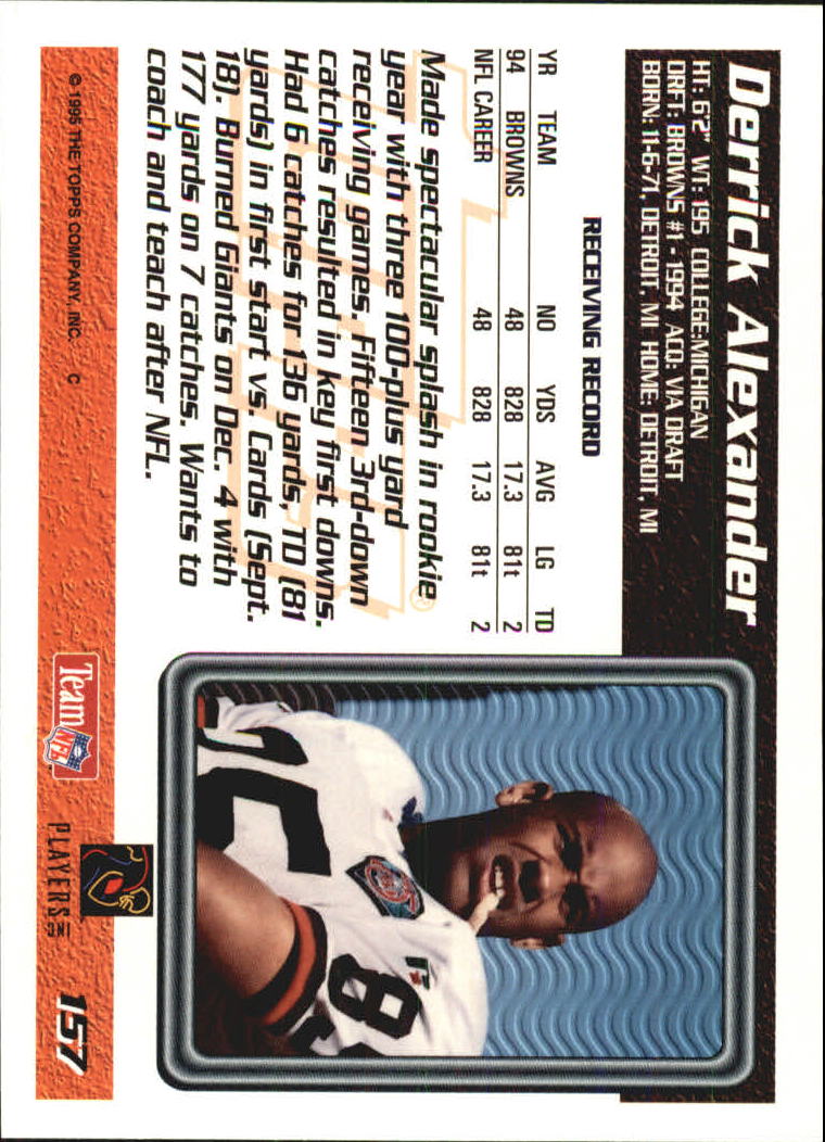 B5903- 1995 Topps Fabrik Panthers Fb Karten 1-250 -du Pick- 15 + Gratis US - Bild 303 von 483