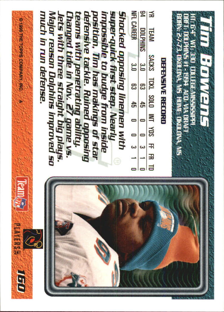 B5903- 1995 Topps Fabrik Panthers Fb Karten 1-250 -du Pick- 15 + Gratis US - Bild 309 von 483