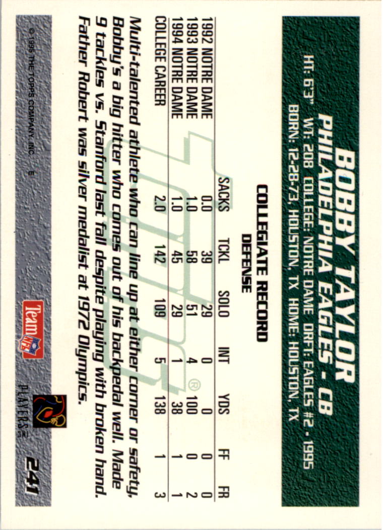 B5903- 1995 Topps Fabrik Panthers Fb Karten 1-250 -du Pick- 15 + Gratis US - Bild 465 von 483