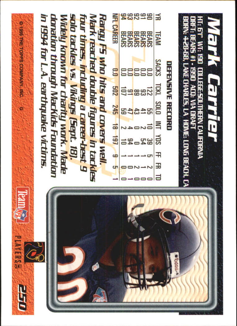 B5903- 1995 Topps Fabrik Panthers Fb Karten 1-250 -du Pick- 15 + Gratis US - Bild 483 von 483