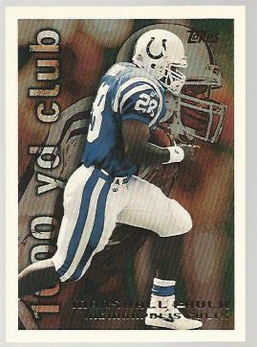 1995 Topps 1000/3000 Boosters #10 Marshall Faulk