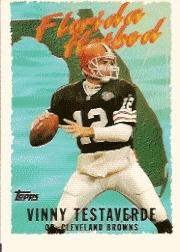 1995 Topps Florida Hot Bed #FH9 Vinny Testaverde - NM-MT