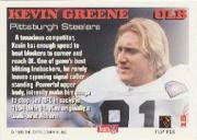 1995 Topps Hit List #15 Kevin Greene back image