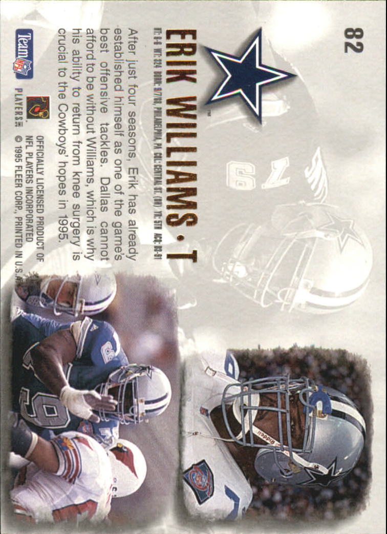 1995 Ultra #82 Erik Williams - NM-MT