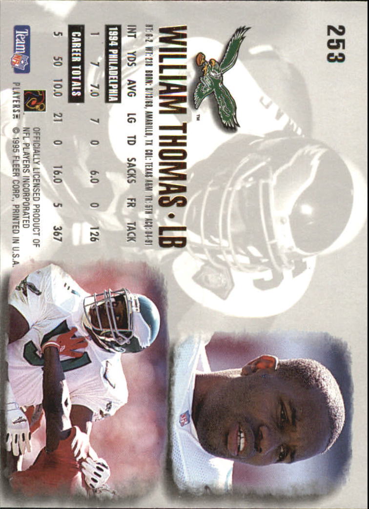 A0787- 1995 Ultra Football Cards 251-500 +Rookies -You Pick- 15+ FREE US SHIP - Picture 7 of 407