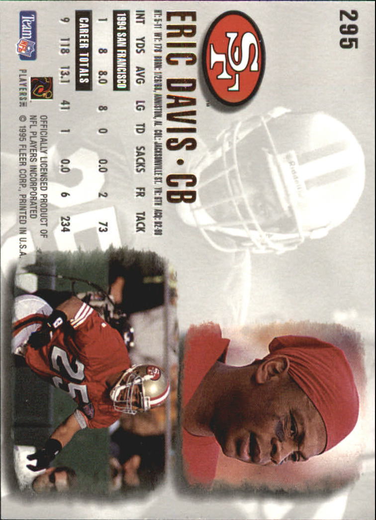 A0787- 1995 Ultra Football Cards 251-500 +Rookies -You Pick- 15+ FREE US SHIP - Picture 83 of 407