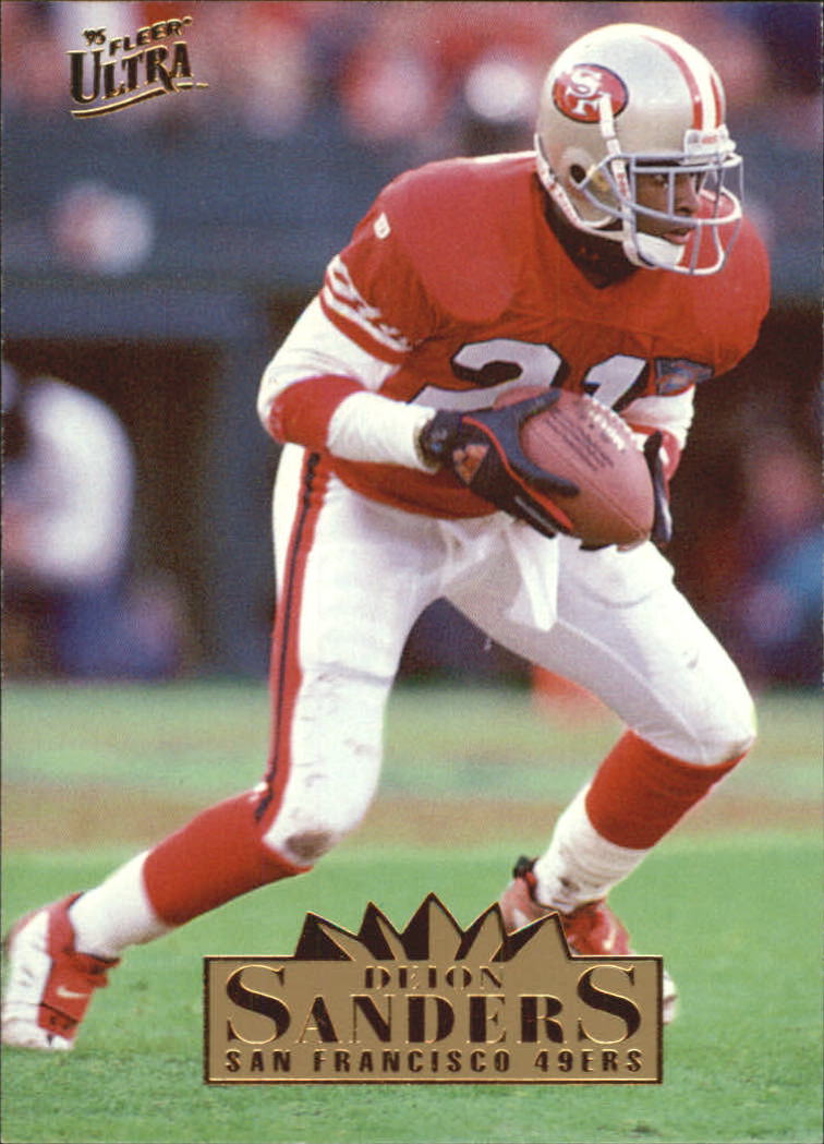 1995 SkyBox Premium #120 Deion Sanders Football Card 49ers