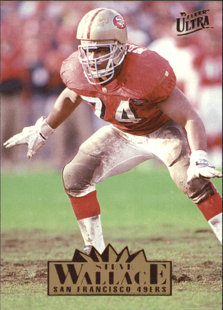 1993, Steve Wallace, San Francisco 49ers, Signed, Autographed