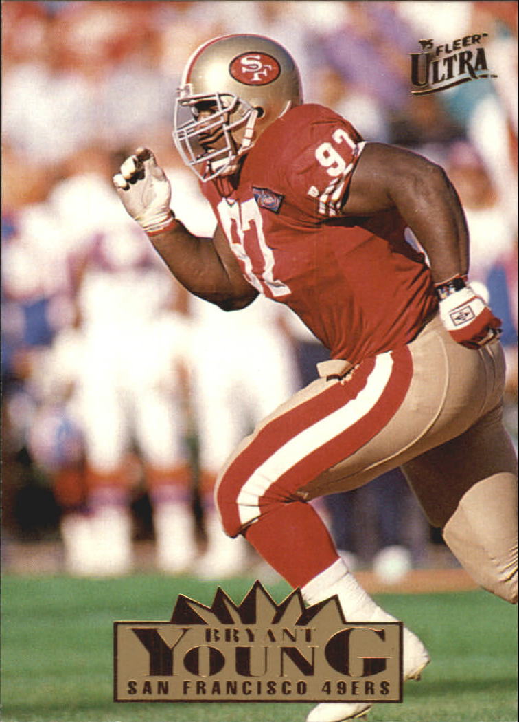 1995 Ultra #309 Bryant Young San Francisco 49ers