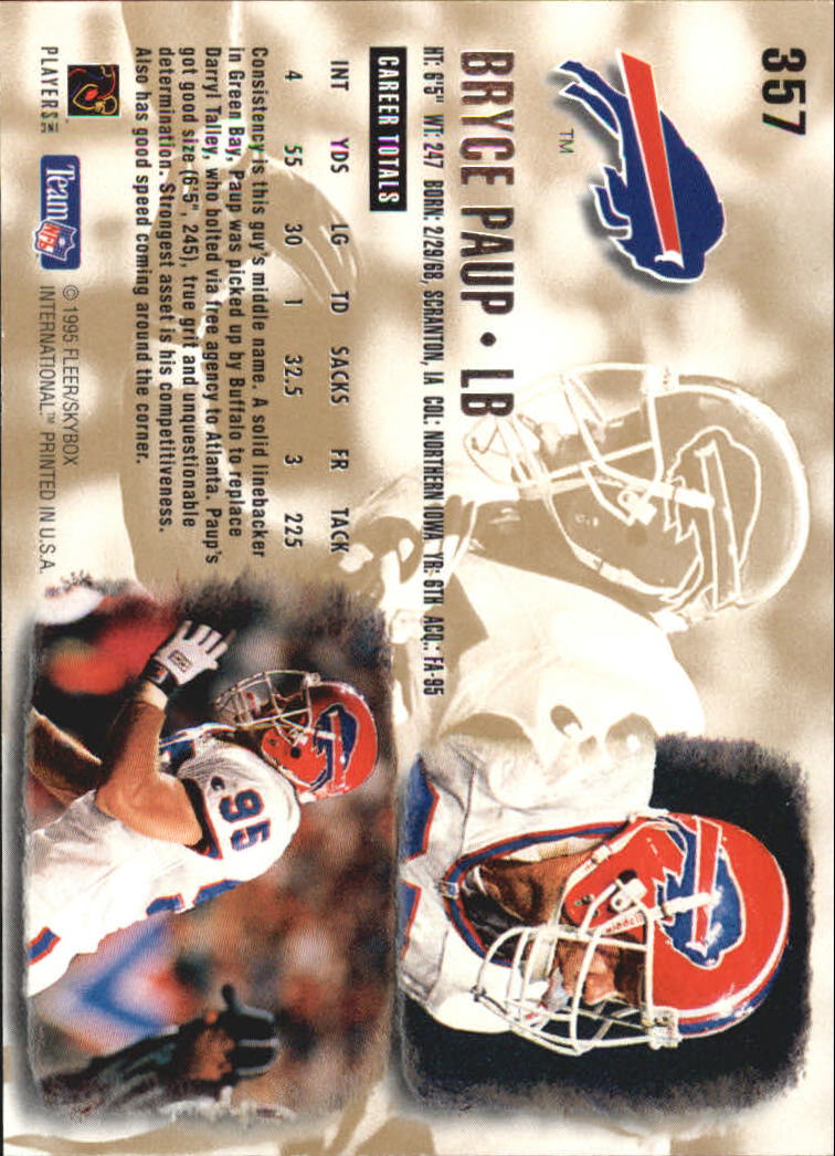 A0787- 1995 Ultra Football Cards 251-500 +Rookies -You Pick- 15+ FREE US SHIP - Picture 193 of 407