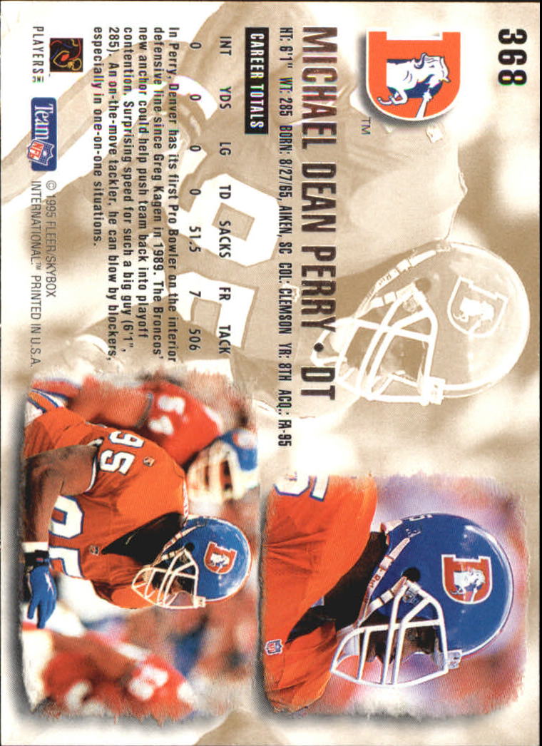 1995 Ultra #368 Michael Dean Perry back image