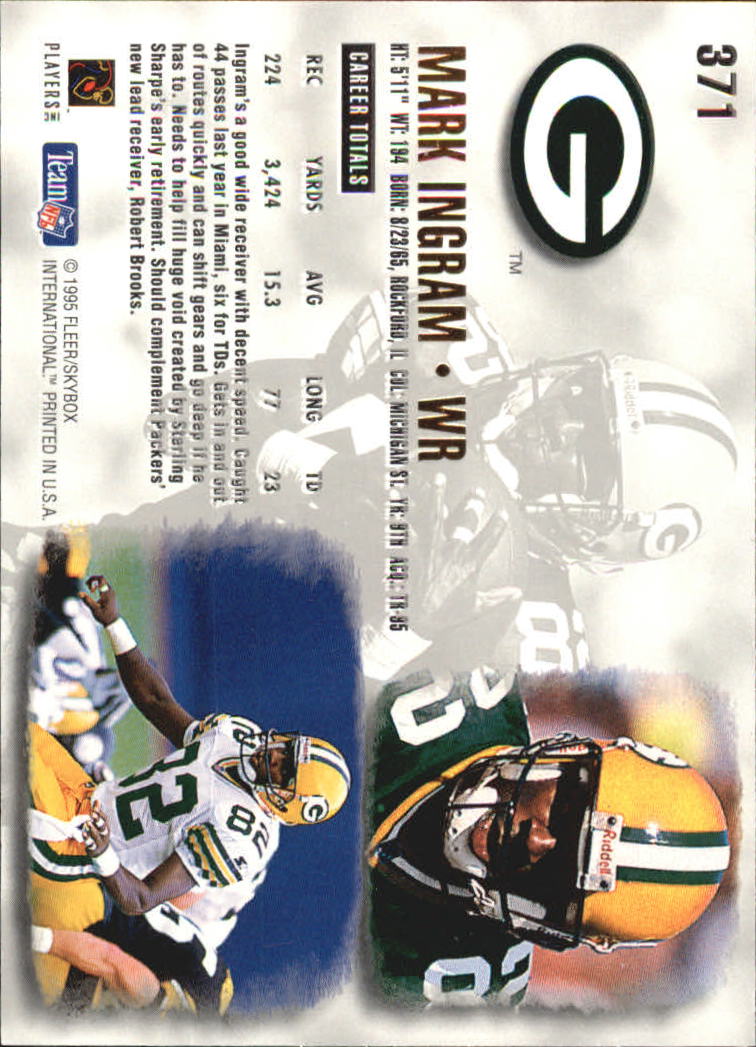 A0787- 1995 Ultra Football Cards 251-500 +Rookies -You Pick- 15+ FREE US SHIP - Picture 217 of 407