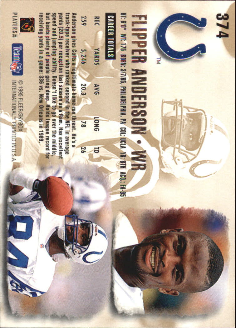 A0787- 1995 Ultra Football Cards 251-500 +Rookies -You Pick- 15+ FREE US SHIP - Picture 221 of 407