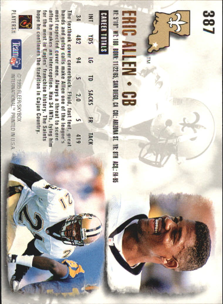 A0787- 1995 Ultra Football Cards 251-500 +Rookies -You Pick- 15+ FREE US SHIP - Picture 244 of 407