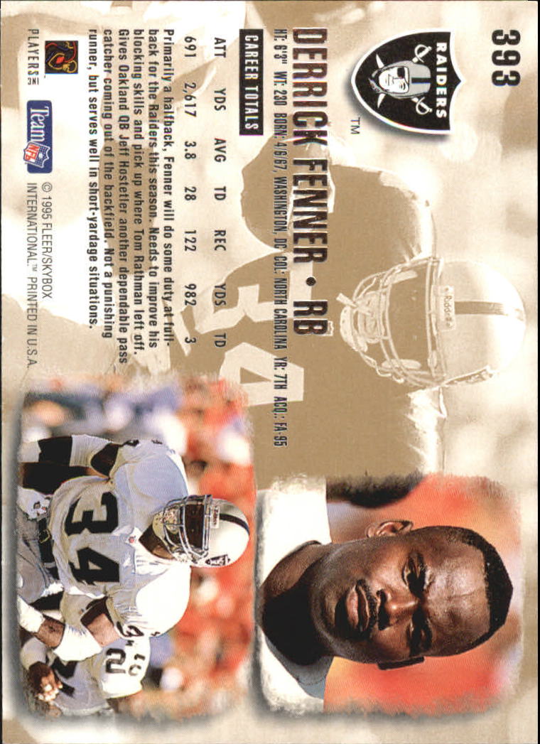 A0787- 1995 Ultra Football Cards 251-500 +Rookies -You Pick- 15+ FREE US SHIP - Picture 250 of 407