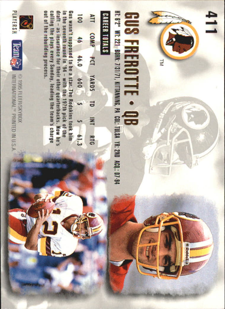A0787- 1995 Ultra Football Cards 251-500 +Rookies -You Pick- 15+ FREE US SHIP - Picture 286 of 407