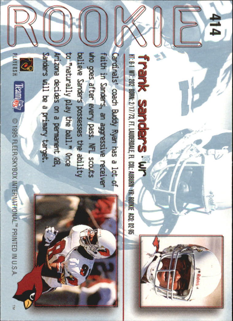 A0787- 1995 Ultra Football Cards 251-500 +Rookies -You Pick- 15+ FREE US SHIP - Picture 290 of 407