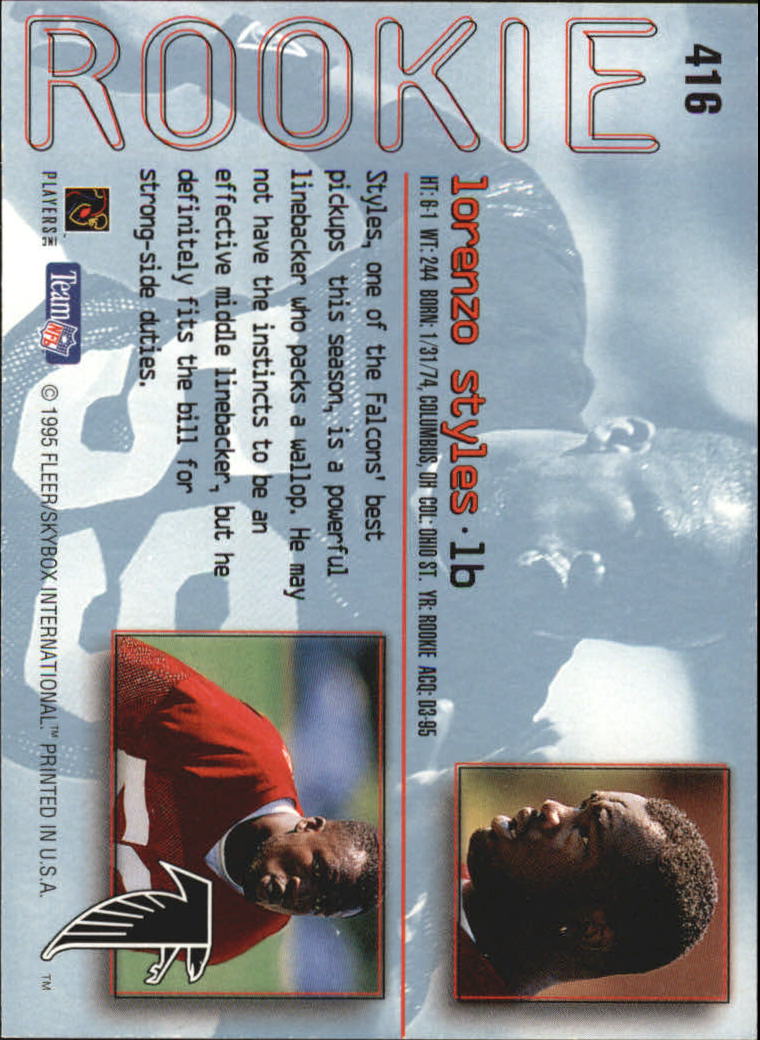 A0787- 1995 Ultra Football Cards 251-500 +Rookies -You Pick- 15+ FREE US SHIP - Picture 292 of 407