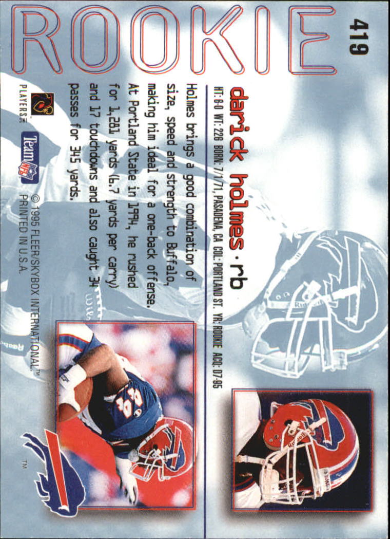 A0787- 1995 Ultra Football Cards 251-500 +Rookies -You Pick- 15+ FREE US SHIP - Picture 298 of 407