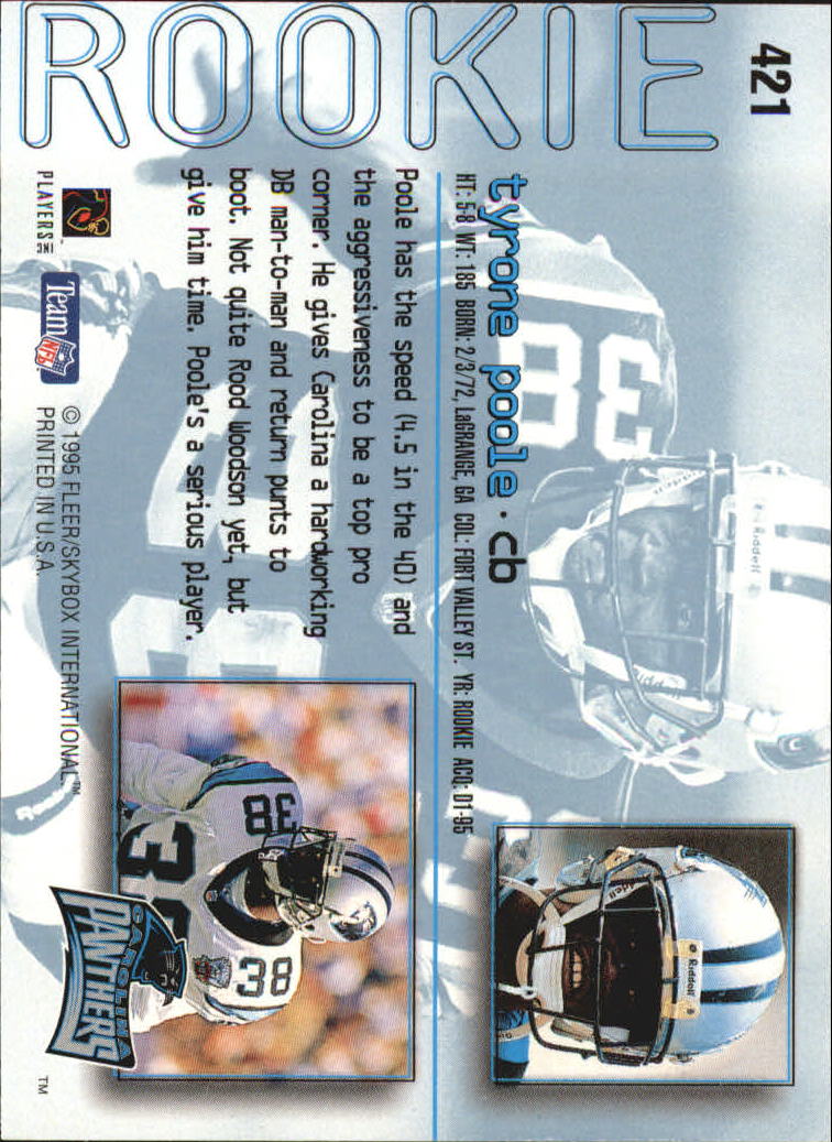 A0787- 1995 Ultra Football Cards 251-500 +Rookies -You Pick- 15+ FREE US SHIP - Picture 300 of 407