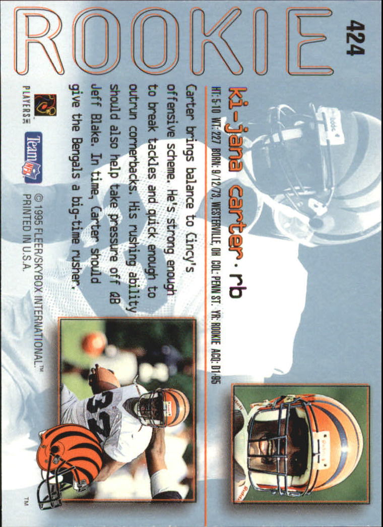 A0787- 1995 Ultra Football Cards 251-500 +Rookies -You Pick- 15+ FREE US SHIP - Picture 302 of 407