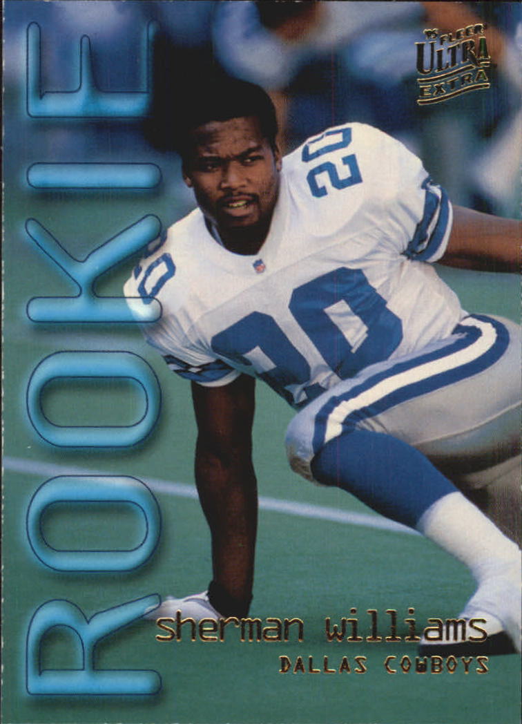 Sherman Williams Dallas Cowboys 1995 SkyBox #195 (Rookie) Football Card MT