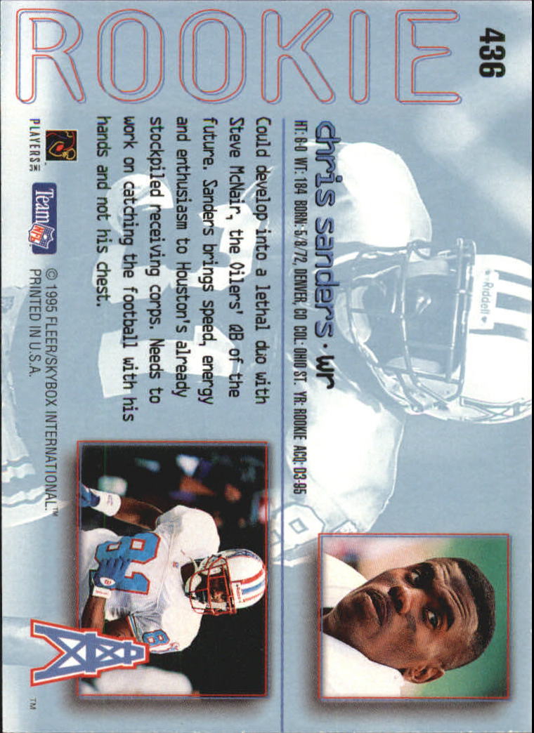 A0787- 1995 Ultra Football Cards 251-500 +Rookies -You Pick- 15+ FREE US SHIP - Picture 312 of 407