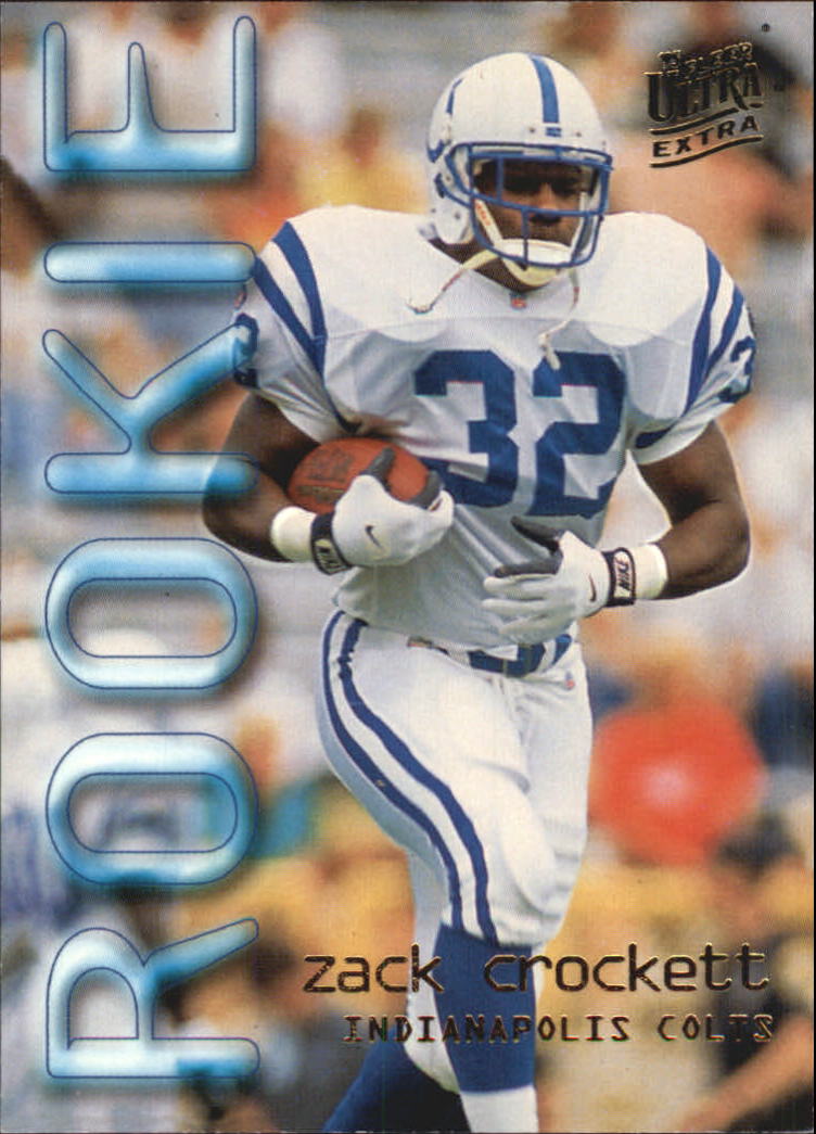 1995 Ultra #437 Zack Crockett RC