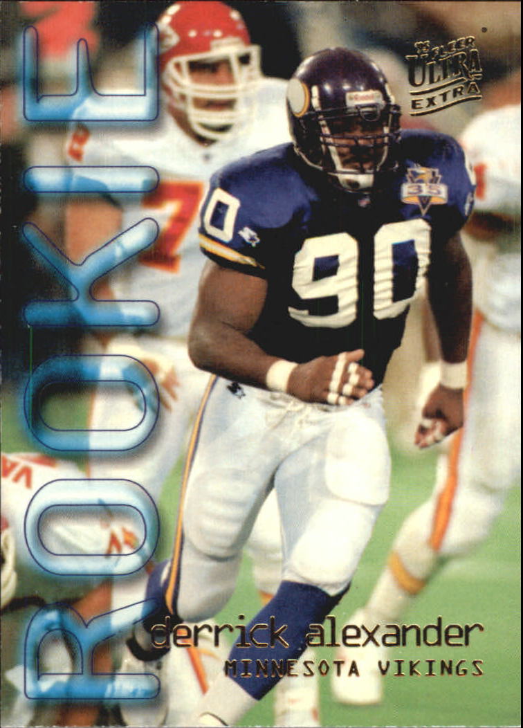 1995 Ultra #443 Derrick Alexander DE