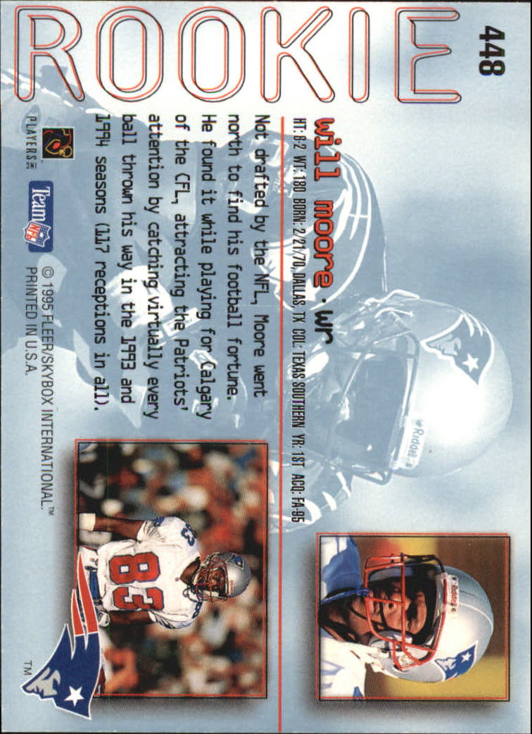 A0787- 1995 Ultra Football Cards 251-500 +Rookies -You Pick- 15+ FREE US SHIP - Picture 323 of 407