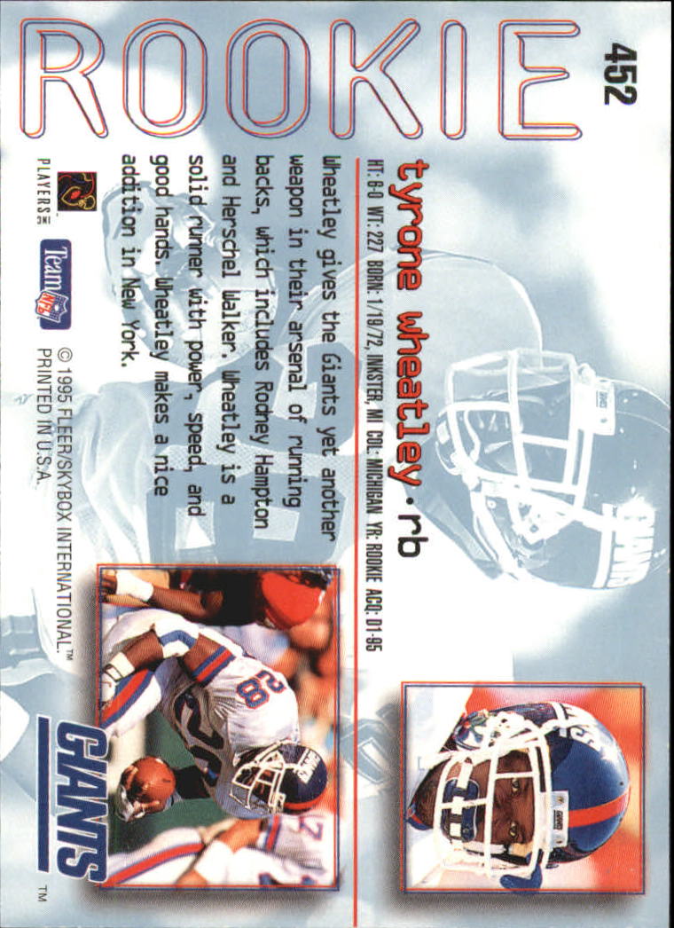 A0787- 1995 Ultra Football Cards 251-500 +Rookies -You Pick- 15+ FREE US SHIP - Picture 327 of 407
