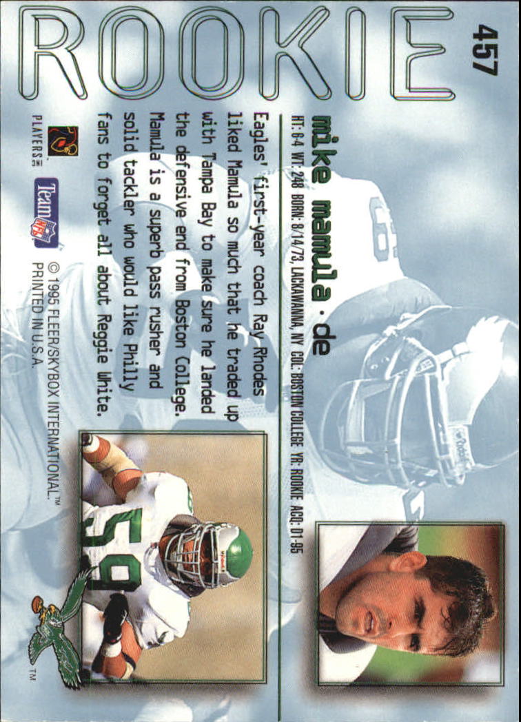 A0787- 1995 Ultra Football Cards 251-500 +Rookies -You Pick- 15+ FREE US SHIP - Picture 333 of 407